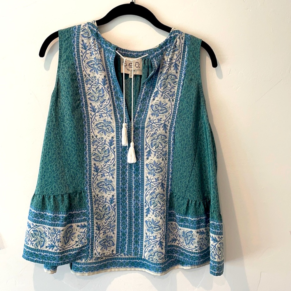 SEA silk sleeveless top, size 6